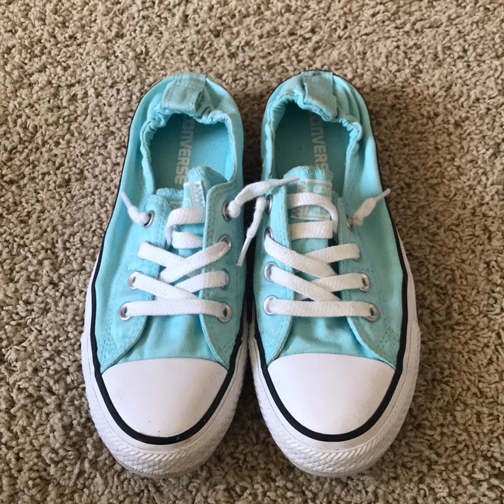 Tiffany blue Converse